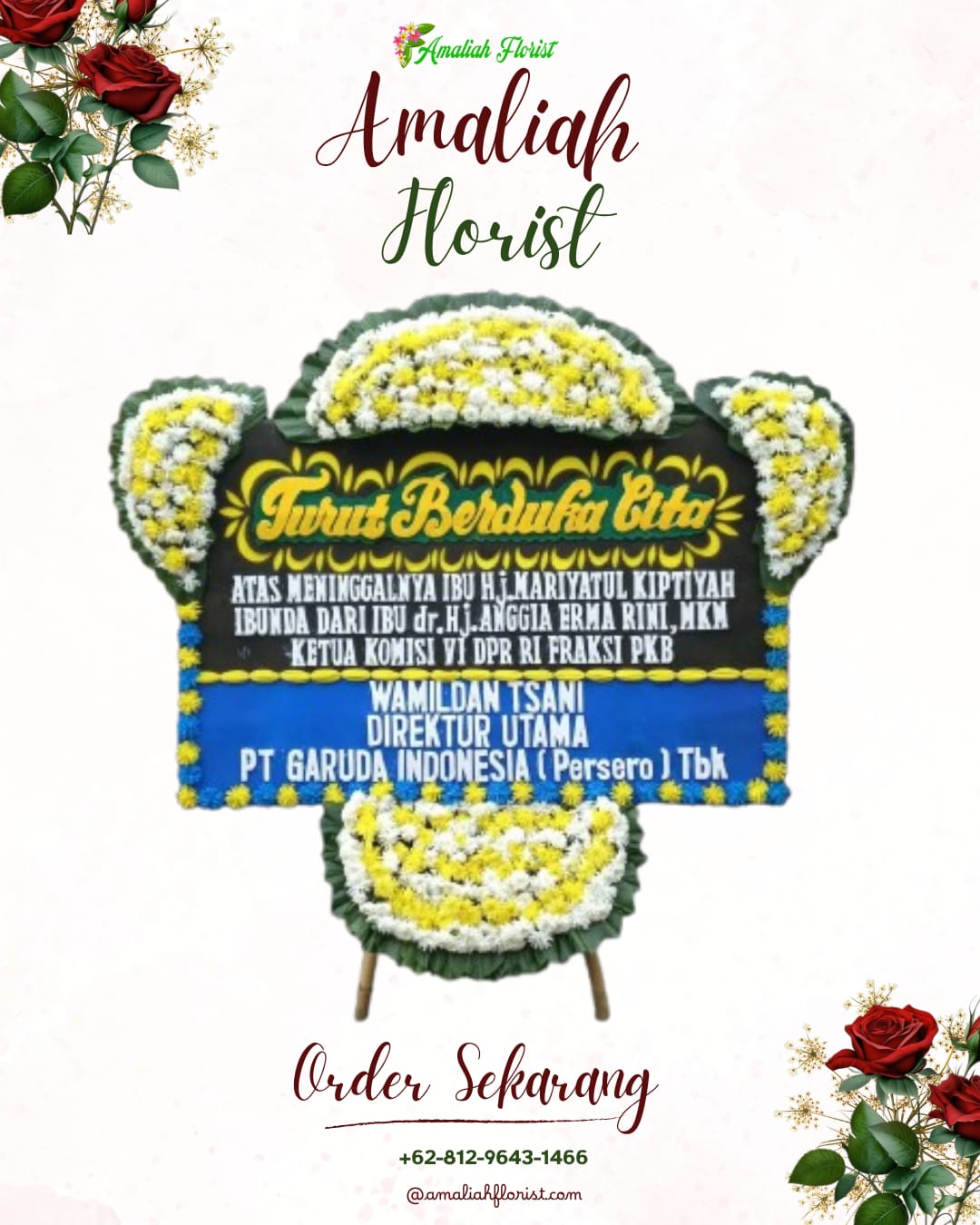 Papan Bunga Duka Tarub